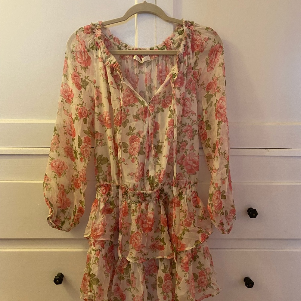 Loveshackfancy popover rose dress. Size small. Brand new with tag - Picture 4 of 8